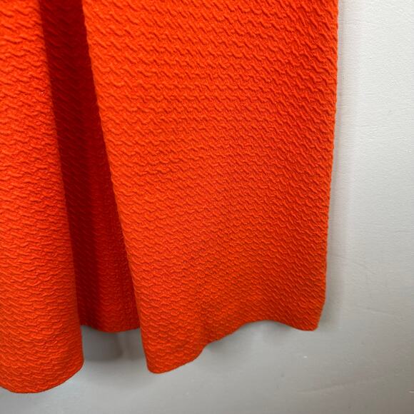 Anthropologie HD in Paris Ardmore Orange V-Neck A-Line Dress - Picture 3 of 9